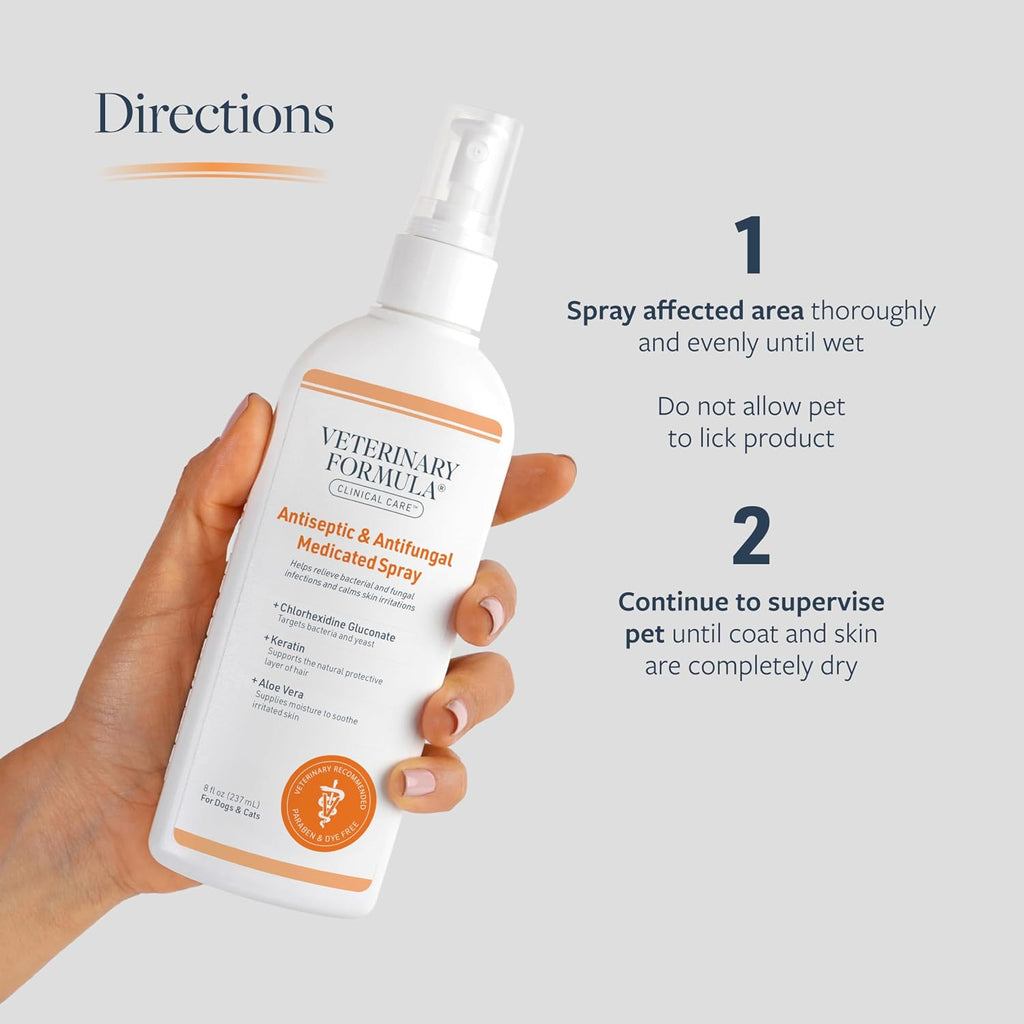 Cutler-Hammer Veterinary Formula Clinical Care Medicated Spray lifestyle pet care shot