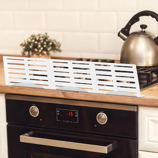 Beosuo child proof stove guard stainless steel front view