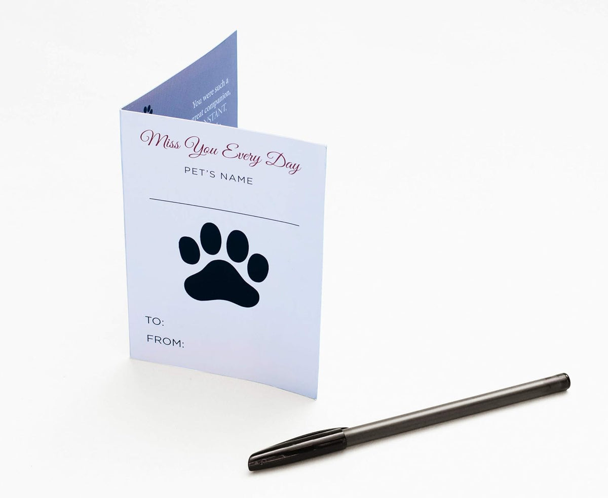 Fleece pet loss memorial blanket by Pawprints Left by You showcasing the detailed heartfelt typography.