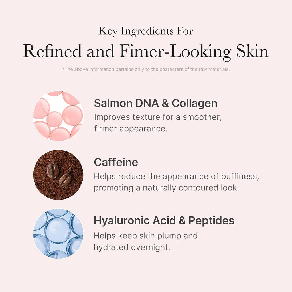 Medicube PDRN Pink Caffeine Night Wrapping Mask application demo