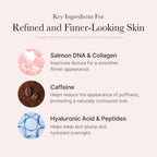 Medicube PDRN Pink Caffeine Night Wrapping Mask application demo