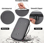 Hard EVA protective microphone organizer with secure accessory mesh pockets