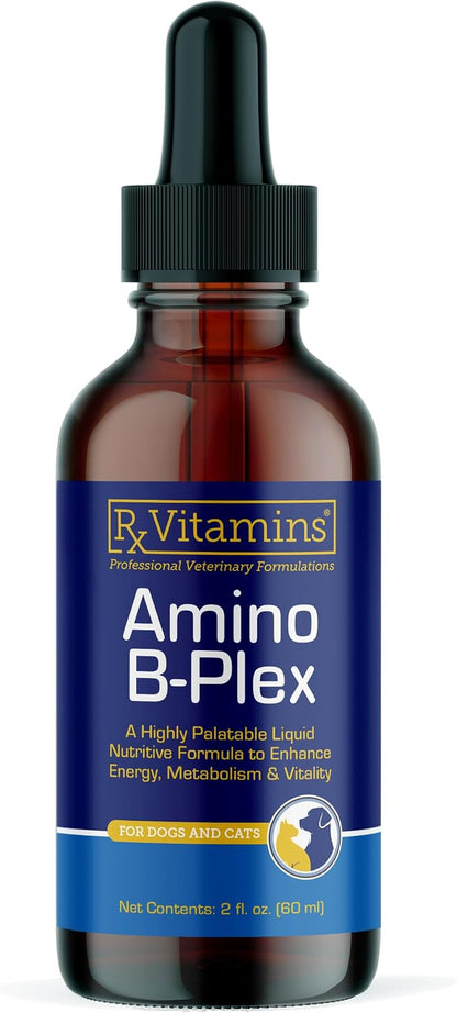 Rx Vitamins Amino B Plex Cat & Dog Supplement - Vitamin B Complex Liquid Plus Amino Acids for Dogs & Cats - Appetite Booster and Weight Gainer Cat & Dog Vitamins - 4 oz - Image 10