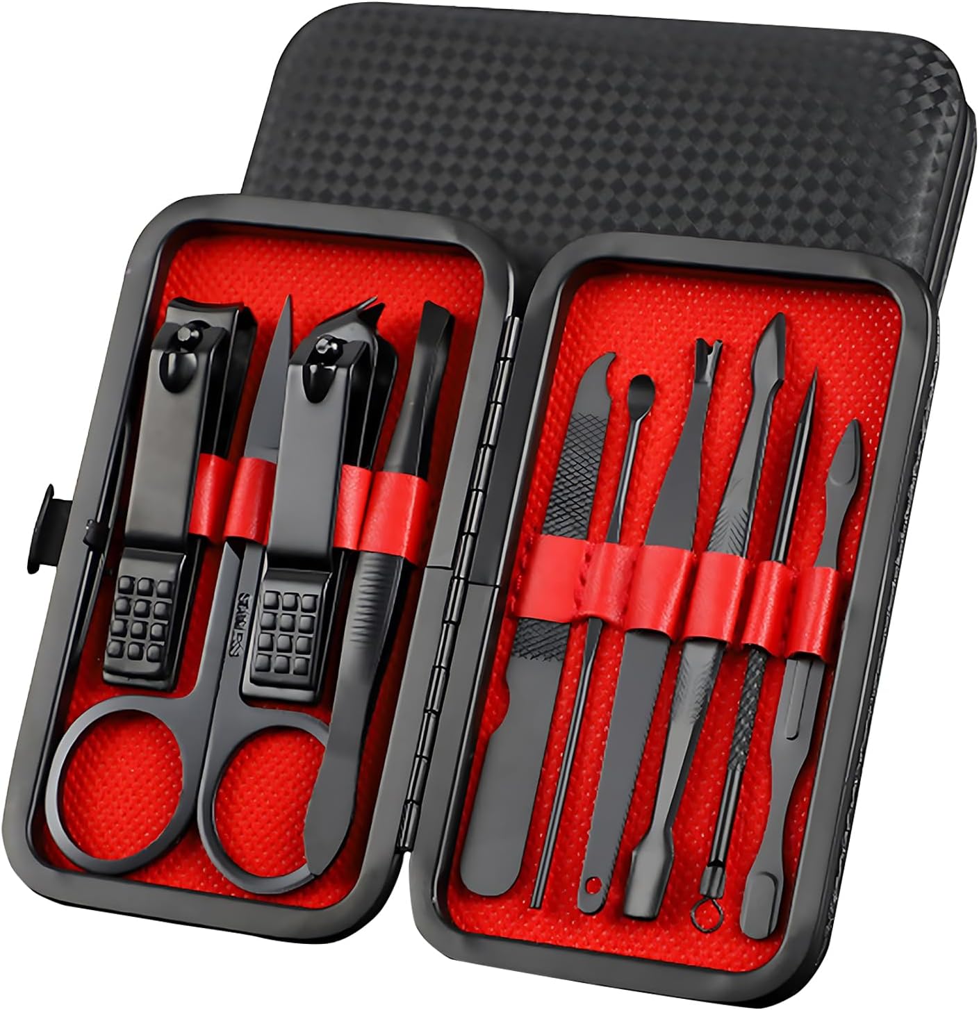Yelona 10 piece professional manicure set front view