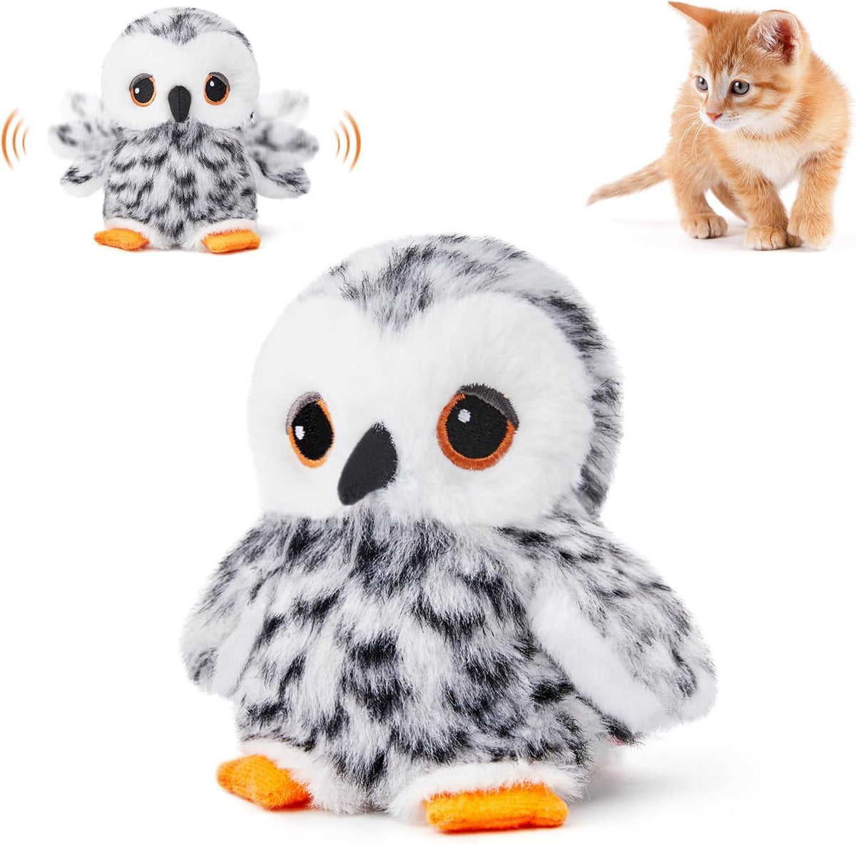 Potaroma premium imported bird toy for indoor cats stimulating hunting instincts.
