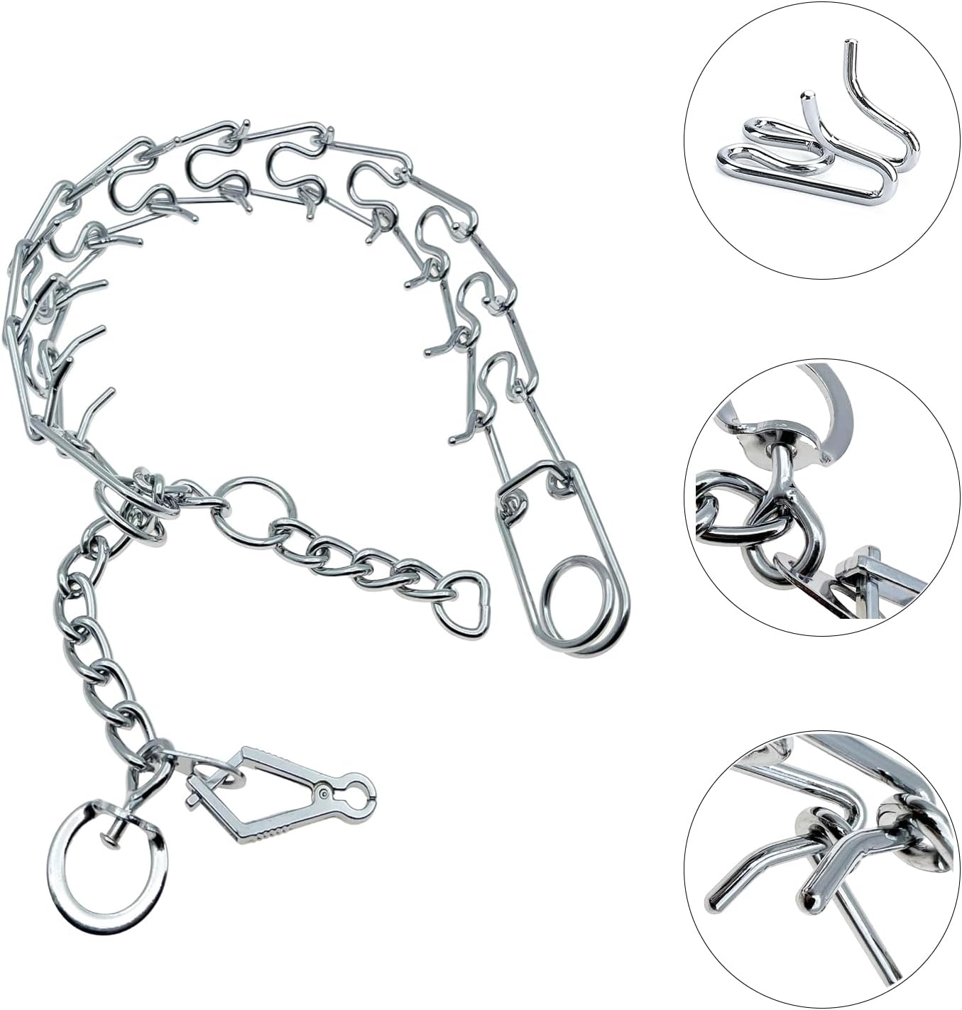Stehealth dog collar showing ClicLock buckle mechanism