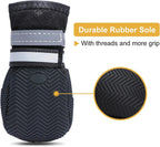 Side profile of Dimicoo paw protector showing reflective strap