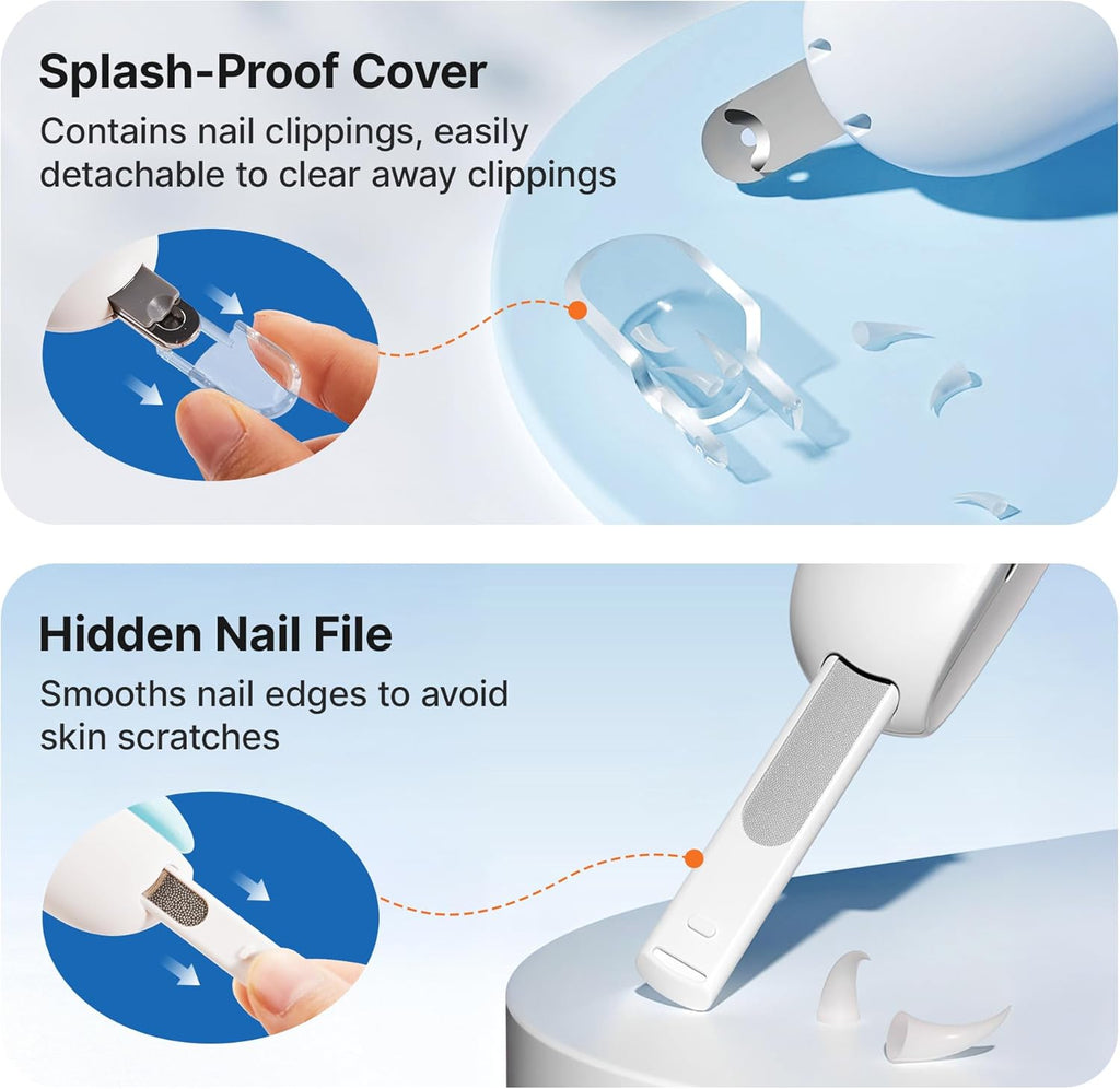 Potaroma Cat Nail Clipper, Adjustable Trimming Hole with Hidden Nail File - Image 6