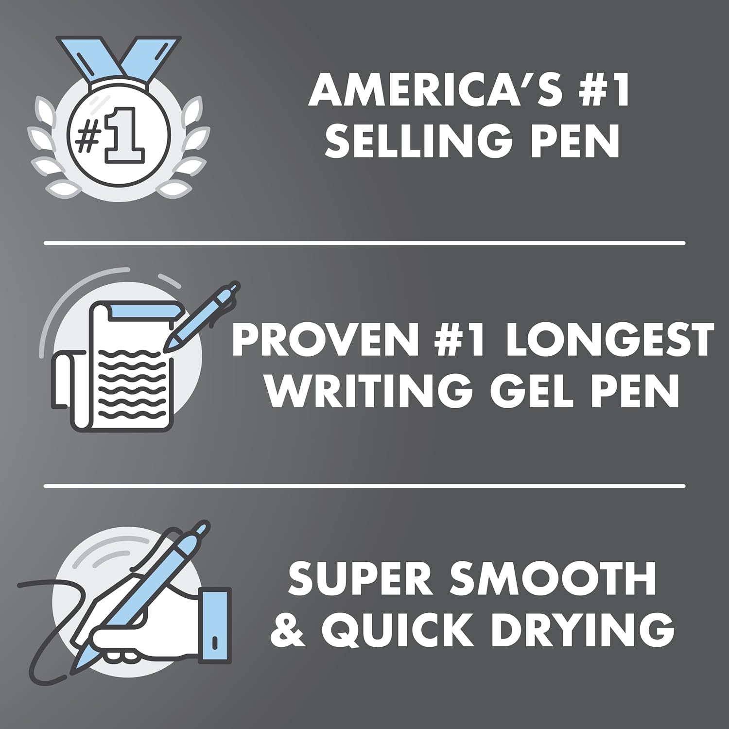 Pilot G2 Premium Refillable and Retractable Rolling Ball Gel Pens, Ultra Fine Point, Gel Ink Pens, 0.38mm, Black Ink, 12-Pack - Image 4