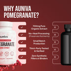 Organic Pomegranate Capsules 700mg - Pomegranate Fruit Extract Supplement - Organic Pomegranate Extract for Antioxidant, Heart & Energy Support - Ancient Wellness Formula - 60 Capsules - Image 5