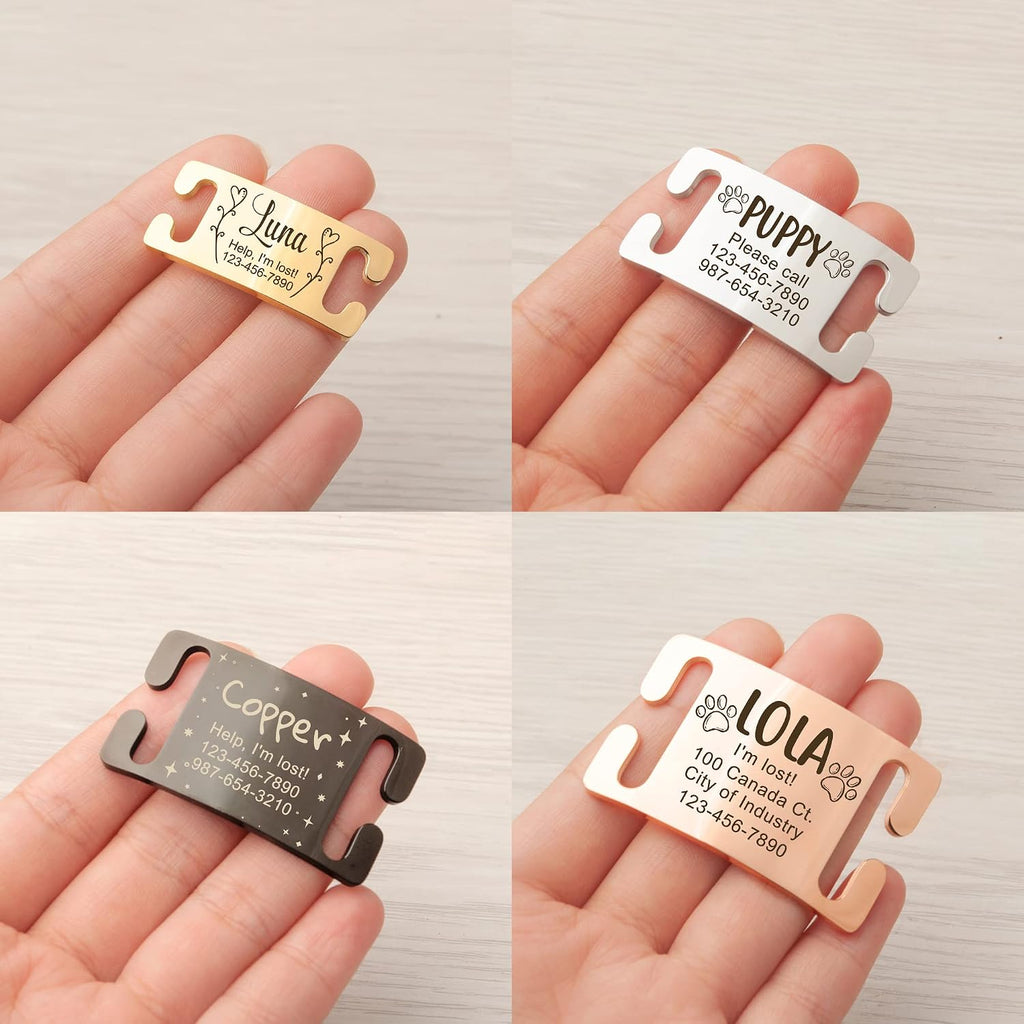 Anavia silent pet ID tag packaging displaying the small black variant details.