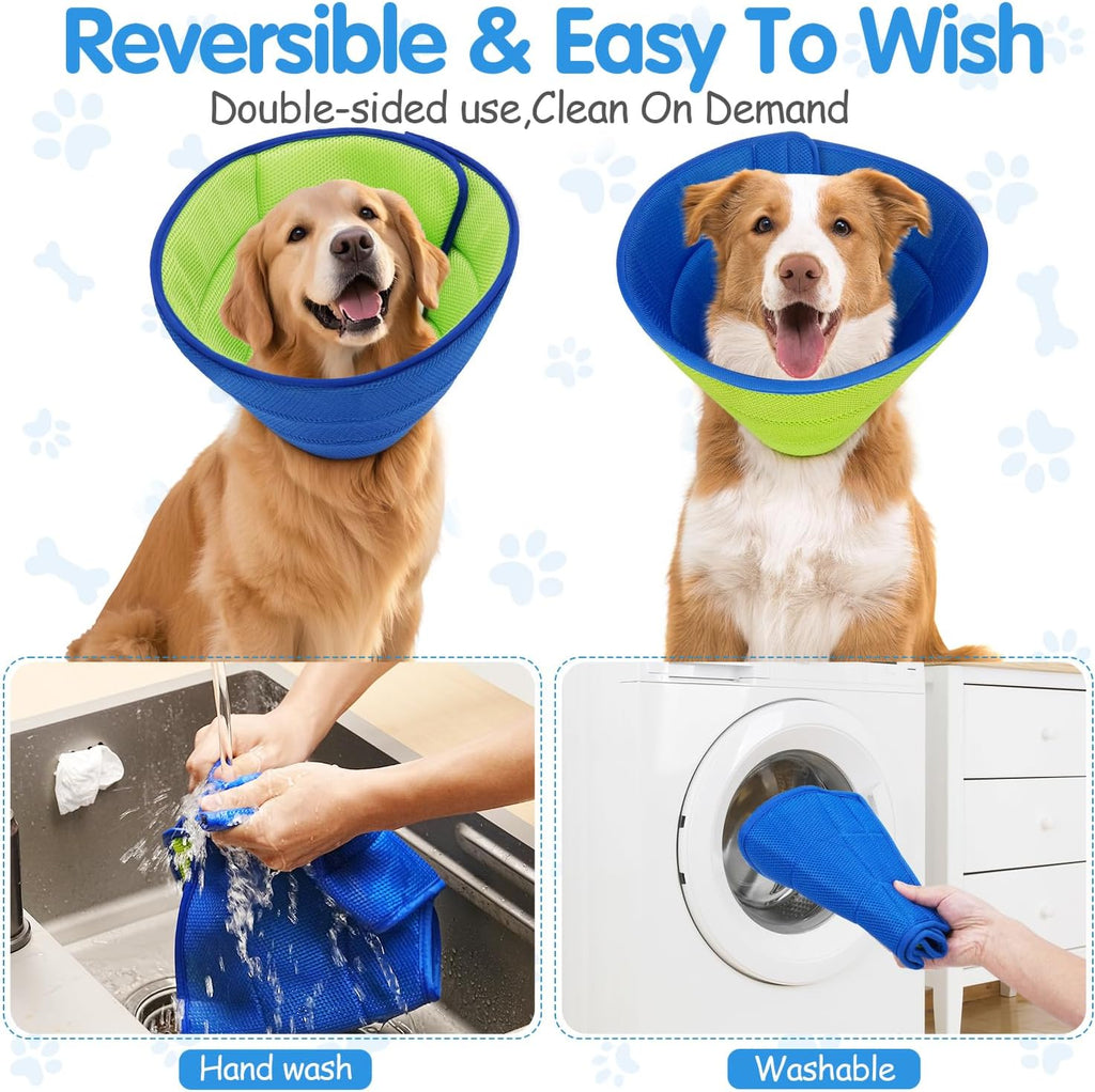 Inspack soft dog cone packaging and contents overview
