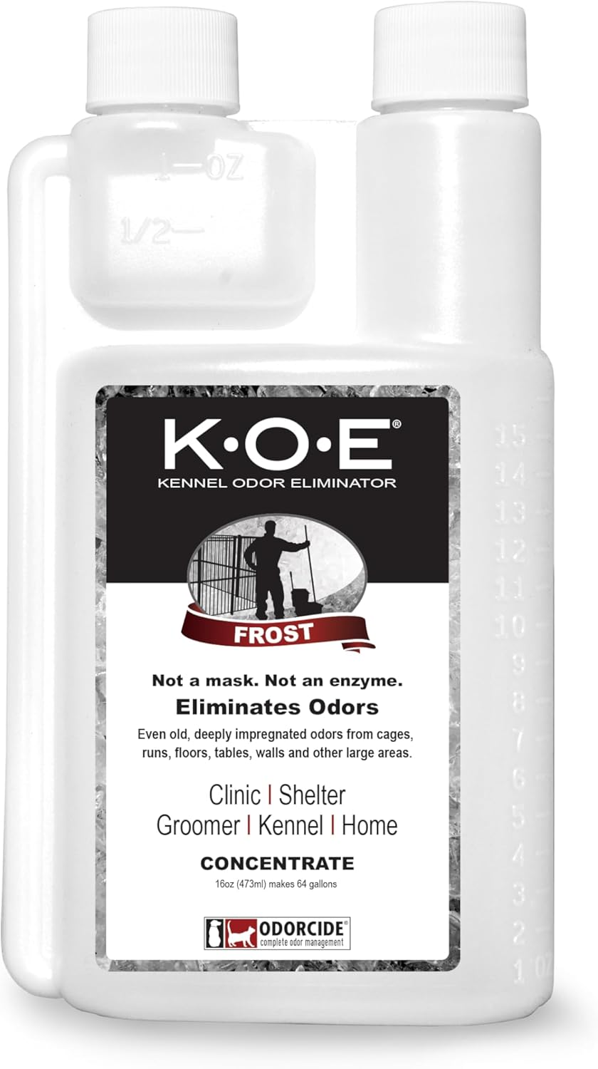 Odorcide K.O.E Kennel Odor Eliminator Concentrate, Fresh Scent, 16 oz - Non-Enzymatic Formula for Cages, Runs, Home and Kennel Use - Image 11