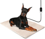NICREW Cat Heating Pad, Temperature Adjustable Heated Cat Bed with Auto Shut Off Timer, Indoor Pet Heated Bed Mat for Small Dogs, 17.7 x 15.7 Inches - Image 12
