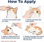 HAOYUSTORE daily pet ointment packaging displaying multi-species application instructions.