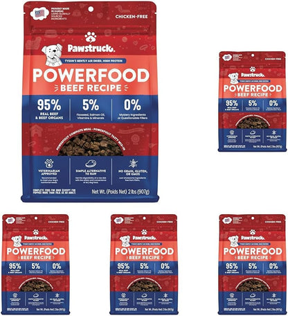 Pawstruck Air Dried Dog Food with Real Beef, Grain-Free, Made in USA, Non-GMO & Vet Recommended, High Protein Limited Ingredient Full-Feed for All Breeds & Ages, 2lb Bag - Image 13