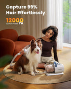 Quiet low-noise motor base display of the Oneisall pet vacuum cleaner system