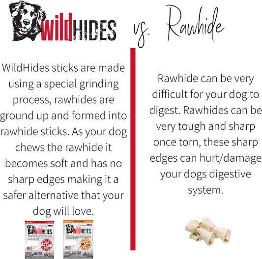 Wonder Bound rawhide alternative dog chew sticks six inch size