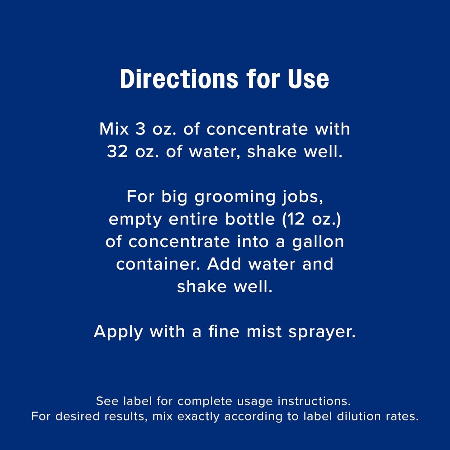 Farnam Laser Sheen Dazzling Shine and Detangler Concentrate for Horses, Repels Dirt and Stains, Makes 1 Gallon of Spray, 12 fluid ounces - Image 9