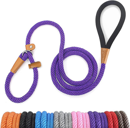 lynxking Dog Leash Slip Lead 5 6 8 FT Dog Training Leash Strong Heavy Duty Rope No Pull Training Lead Leashes for Dogs - Image 11