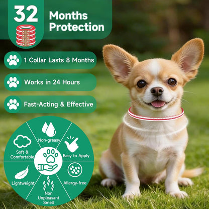 Adjustable flea collar for dogs 65 centimeter size