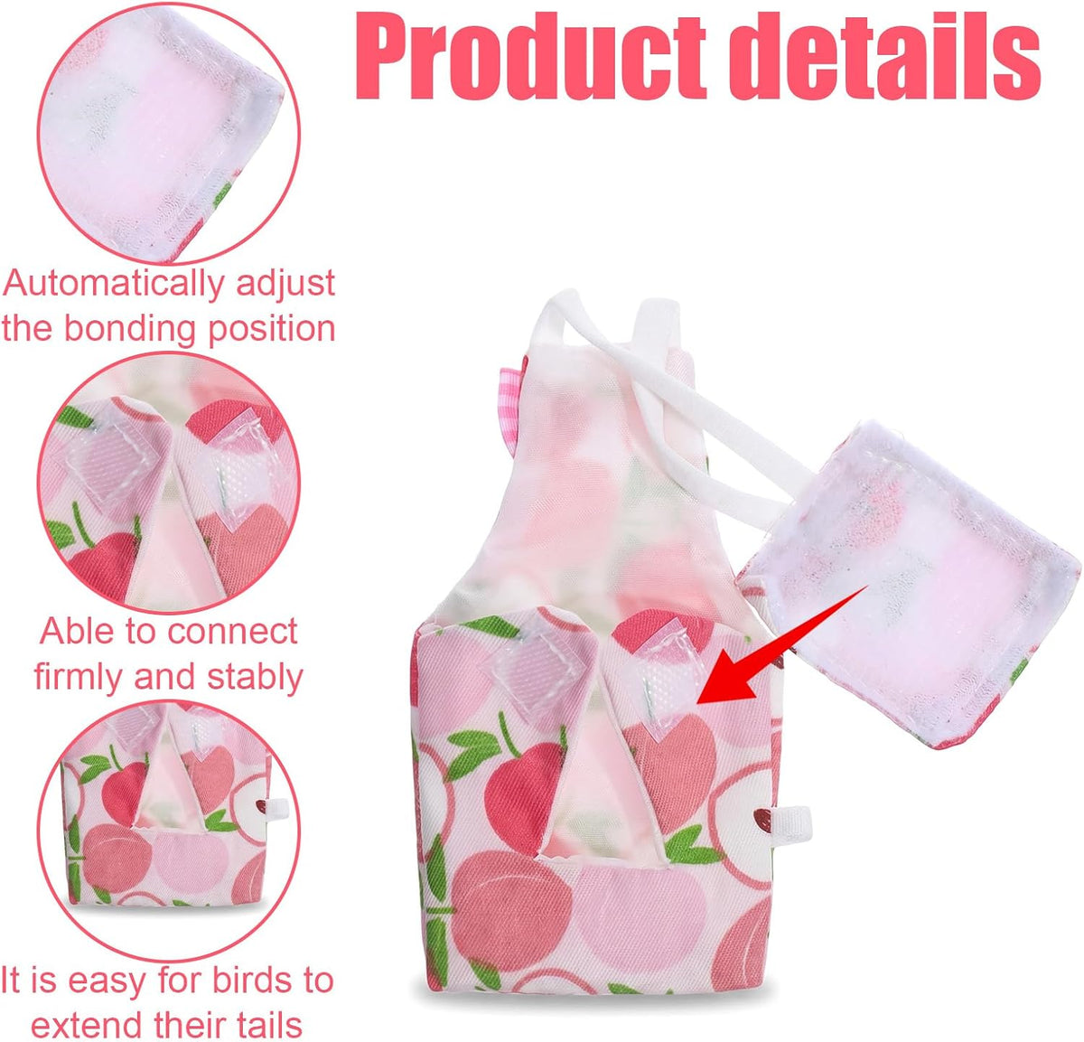 Skrfren bird diaper with waterproof lining