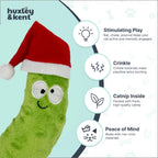 USA imported premium pet plush toy packaging view.