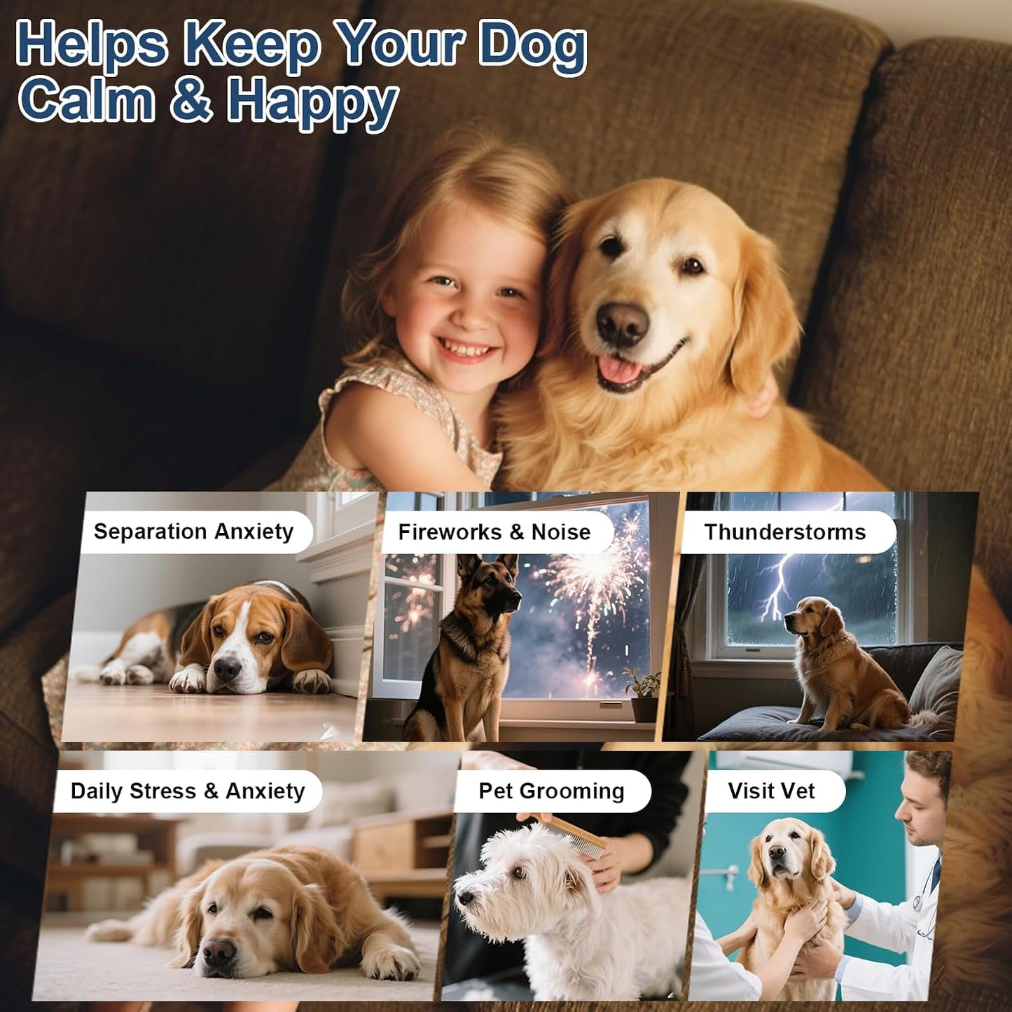 SnazFirst pet stress relief treats for thunderstorms