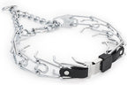 Herm Sprenger Prong Collar with Quick Release Cliclock Buckle & Biothane Insert & Swivel Ring | Chrome Plated Steel No Pull Dog Training Collar Made in Germany, Black 16in x 2.25mm Necks up to 13-14in - Image 10