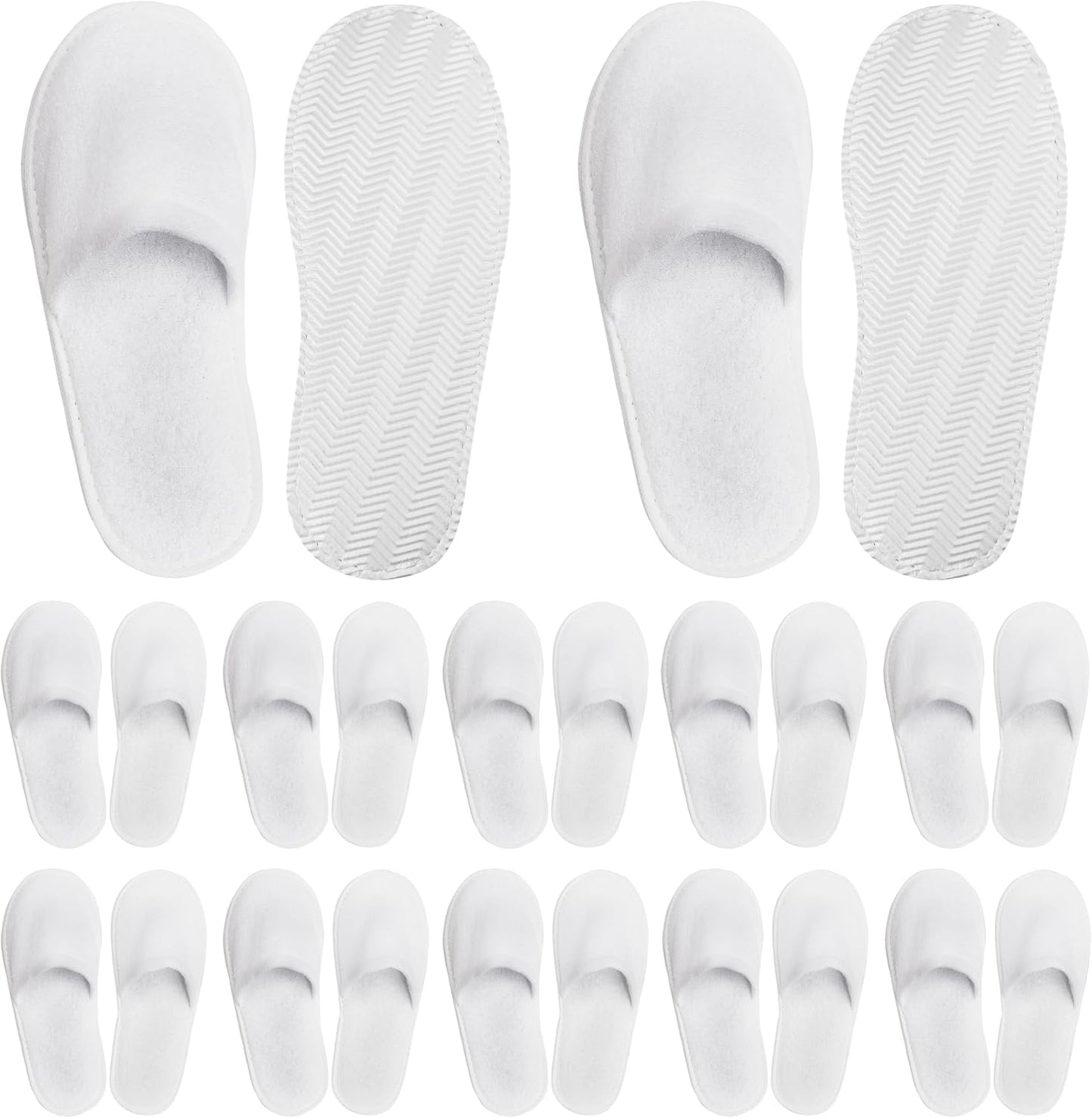 Jecompris Winterlace hotel spa slippers front view