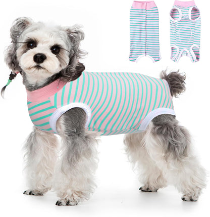 FEimaX Dog Surgery Recovery Suit Female and Male Spay with Pee Hole, Pet Body Suits for Puppy After Spayed, Neuter Surgical Onesie for Small and Medium Dogs Cats, Alternative Bandages E-Collar & Cone - Image 12