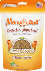 Meowijuana Crunchie Munchie Catnip Treats | Salmon, Seafood, Chicken Trio | Made with Organic Catnip | Produced in The USA | Low Calorie Cat Snack - Image 11