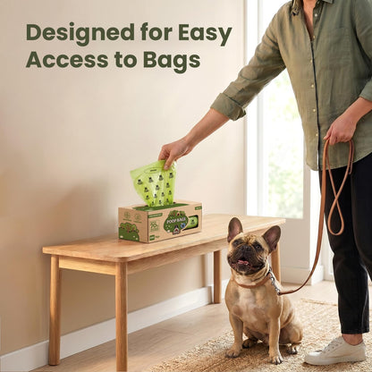 Large nine by thirteen inch doggie disposal bags texture view