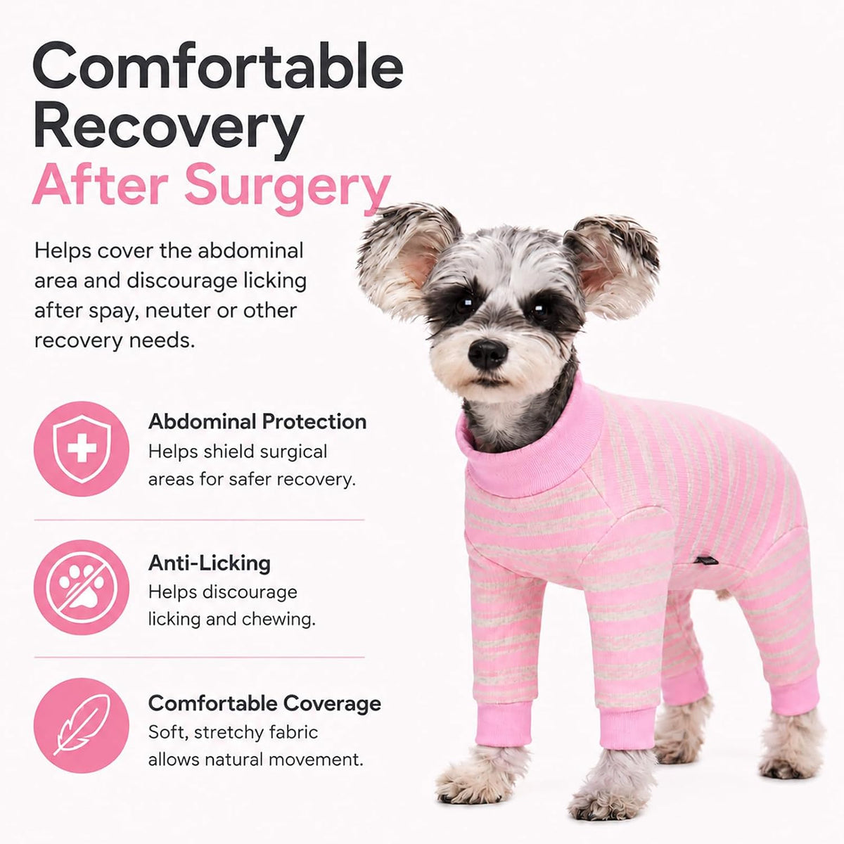 AITOLI breathable cotton surgical recovery clothes close up on fabric stretch