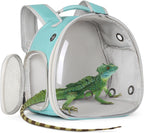Bearded Dragon Travel Carrier,Lizards Carrier, Small Animal Travel Carrier for Sugar Glider Hedgehog Rat Parrot Bird Guinea Pig, Portable Guinea Pig Travel Bag for 2 - Image 13