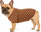 Authentic USA imported Everything Chic luxury pet sweater sizing packaging view