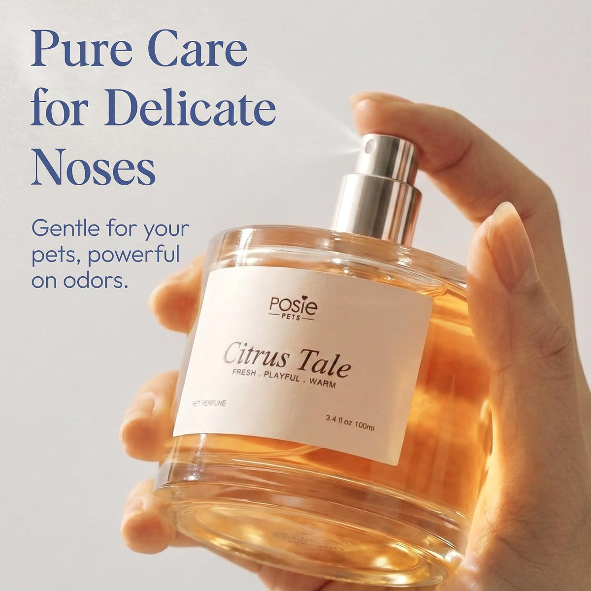 Top view of Posie Pets Citrus Tale luxury dog deodorizer