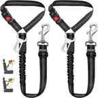 Dvedo 2-in-1 dog car seatbelt pack front view