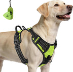 Joytale No Pull Dog Harness Medium Sized Dog, Reflective Pet Vest with Front Clip, Adjustable Soft Padded Harnesses with Easy Control Handle for Training and Walking, Black, M - Image 13