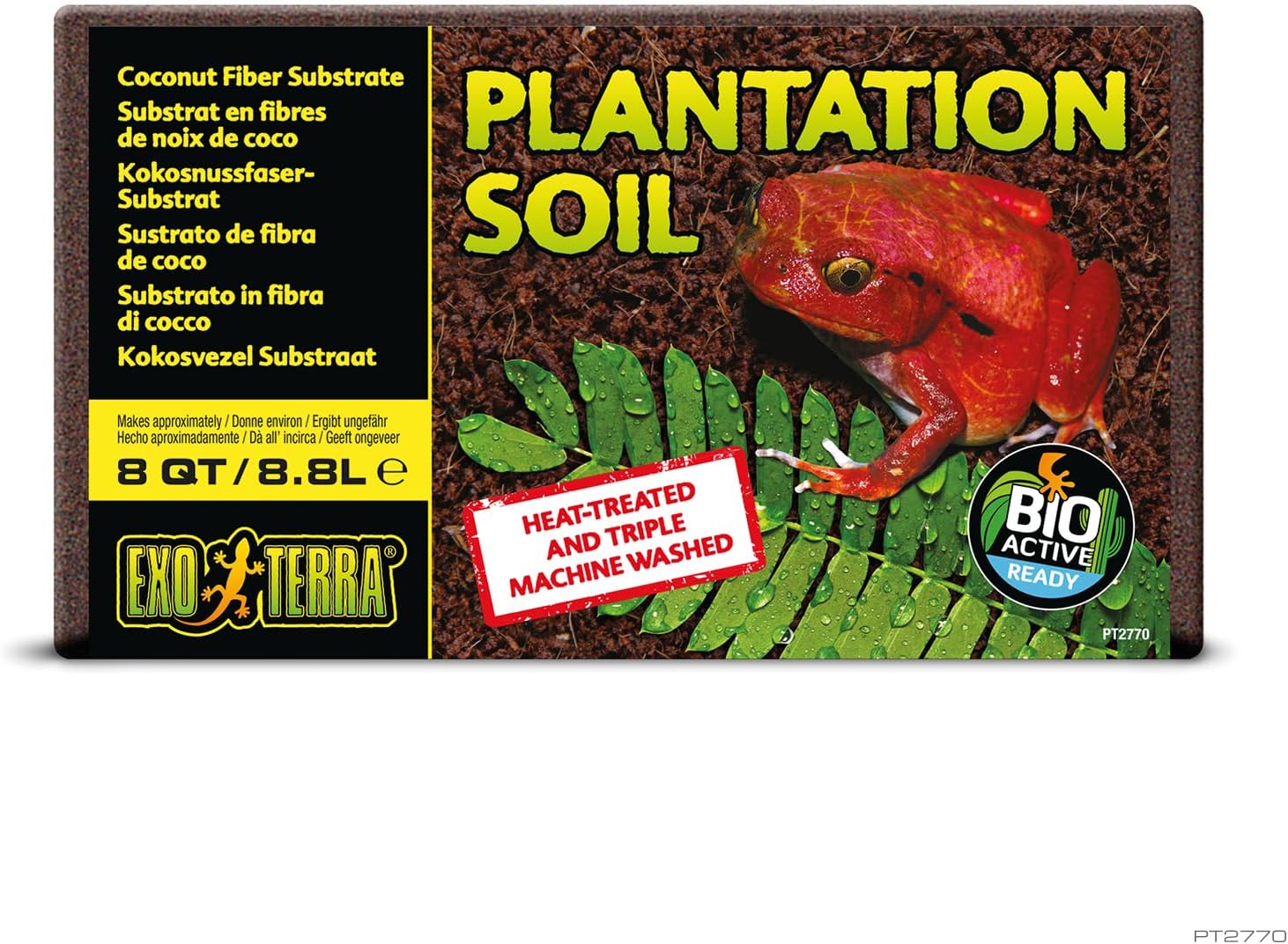 Exo Terra Plantation Soil front view authentic terrarium substrate.