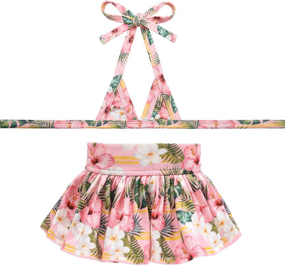 CuteBone Dog Bikini Dress, Stylish Swimsuit Costume for Small Dogs, Comfortable & Adjustable Puppy Bathing Suit, Soft Outfit Pet Apparel for Beach, Pool and Summer Fun DB07S - Image 10