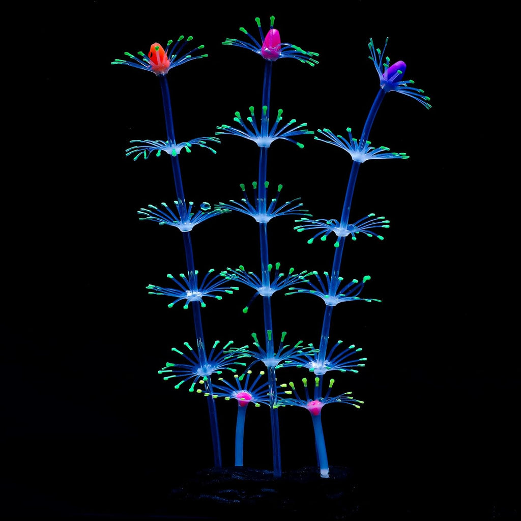 Uniclife strip coral aquarium plant ornament front view