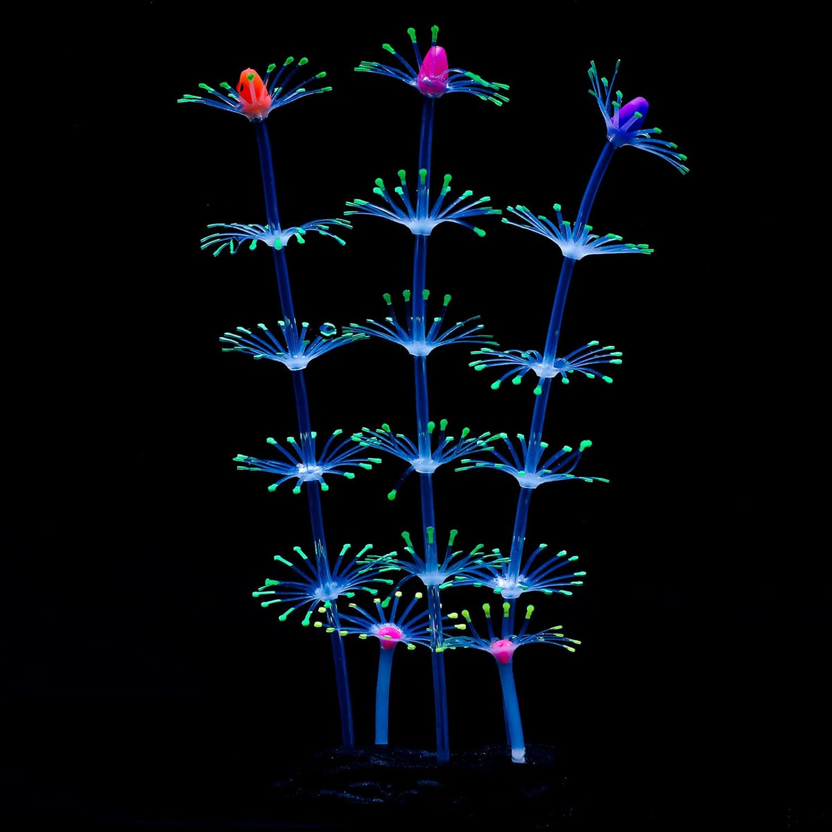 Uniclife strip coral aquarium plant ornament front view