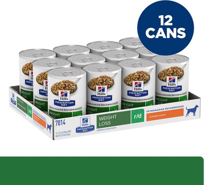 USA imported Hill's Prescription Diet canine rd weight management formula close up