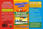 Absolutely Clean Amazing Bird Cage Cleaner and Deodorizer - Just Spray/Wipe - Safely & Easily Removes Bird Messes Quickly and Easily - Made in The US - Fragrance Free (16oz Pack of 1) - Image 7