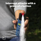 PetSafe SprayShield citronella dog repellent canister on a leash