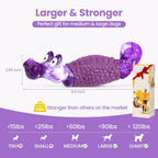 HGB bacon scented dog chew toy showing scale texture detail