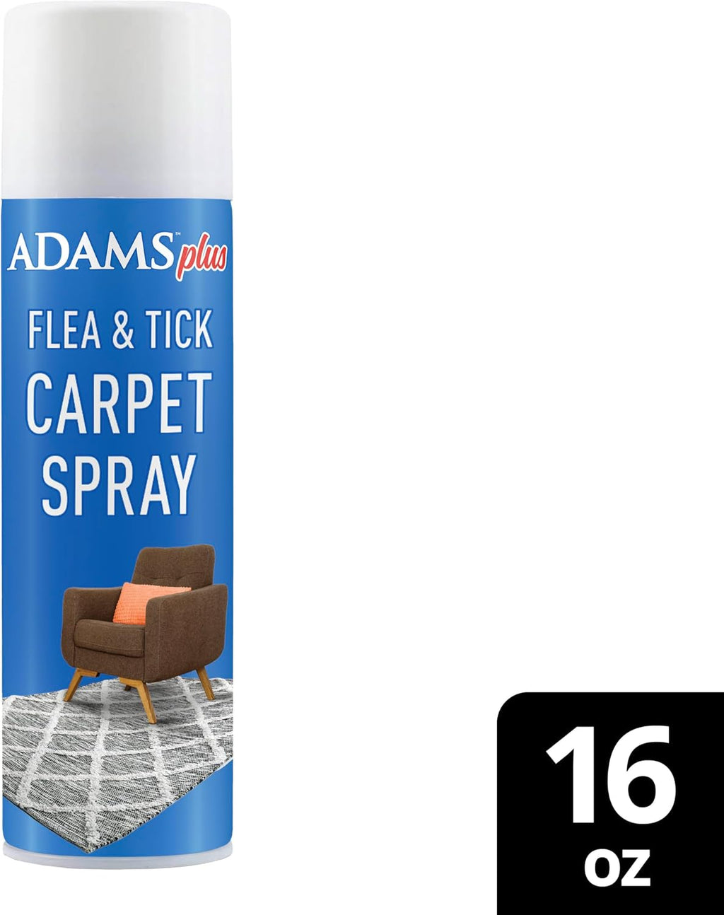 ADAMS Plus Flea & Tick Carpet Spray, Kills Fleas, Flea Eggs, Ticks, Ants, Roaches, Spiders, and Many Other Listed Nuisance Pests, for Indoor House and Carpet Treatment, Treats Up to 2,000 Sq Ft, 16 oz - Image 10