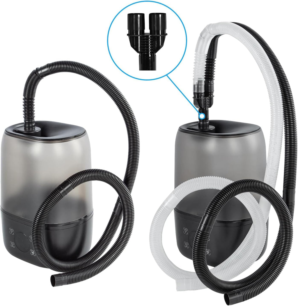 REPTI ZOO extension tube dual tank misting configuration