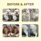 GJYC PET professional detangling oil application on a puppy coat